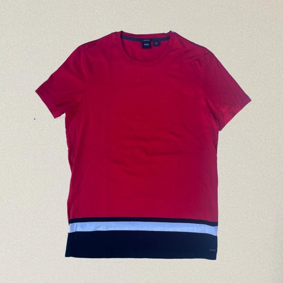 Hugo Boss Men's Red T-shirt - Picture 1 of 2